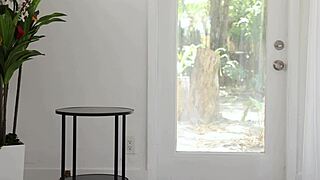 Curvy Married Babe In Wedding Dress Spreads Tight Pussy On Sofa During Cheating Casting Interview Orgasm