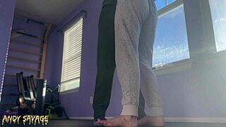 he paints her face with cum then doggystyles her juicy pussy