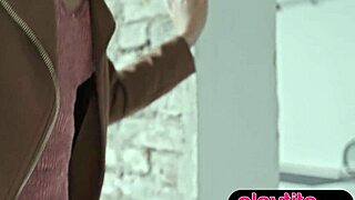 wanna see this petite skinny teen strip and flash her pierced nipples plus cute ass?