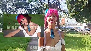 Barefoot Schoolgirl Flashes Teasingly on Swingset in Slutty Playtime