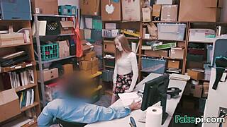 Young Shoplifter Dolly Leigh Begs for Pussy Pounding in Storage Fuck Fest!