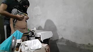 hey dude this cute indian girl screams from tailor's brutal ass fuck