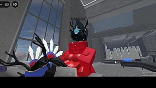 succubus slut bent over sofa taking demon's monster doggystyle creampie hardcore