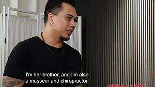 Lia Tovar's steamy massage ends in explosive quickie fuck