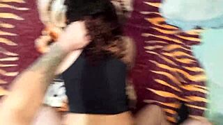 hot venezuelan slut fucked doggy with thong on