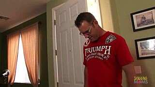 mature redhead slurps big cock then rides it cowgirl 😍 deepthroat cum explosion!