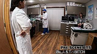 oh man ditria rose just got her pussy creampied so deep by that hot doctor in pov it felt amazin