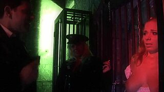 niki blond pounds hot cop steliana's ass and rides partner's huge cock!