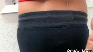 omg sexy tiny teen 18+ suckin my cock so hard pov blowjob fuckin her tight pussy ughh