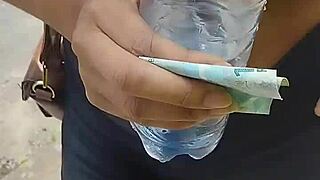 WOW PUBLIC OUTDOOR CREAMPIE IN EBONY LATINA PUSSY FOR CASH!