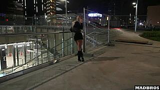 WOW 18+ FRENCH BLONDE TAKES MONSTER BBC ANAL DOGGYSTYLE DOUBLE PENETRATION WHILE CUCKOLD BF WATCHES ON FACETIME!