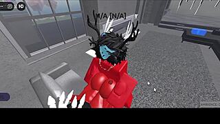 succubus slut bent over sofa taking demon's monster doggystyle creampie hardcore