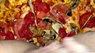 Saudi Snowwhite's Kinky Food Masturbation in La