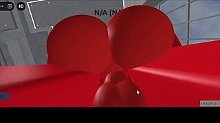 succubus slut bent over sofa taking demon's monster doggystyle creampie hardcore