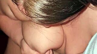 wanna see this milf suck cock so hard??