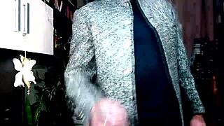 russian mature wife gives hubby sloppy blowjob footjob handjob on wedding night