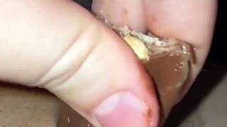 Saudi Snowwhite's Kinky Food Masturbation in La