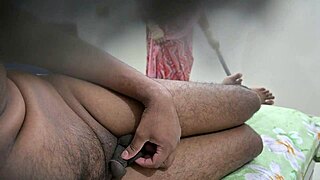 whoa maid kalpana spies landlord stroking his thick cock