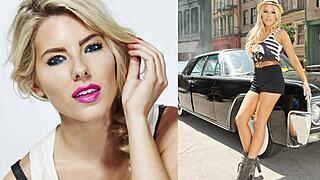 mollie king jerks off in discerning gentleman's guide