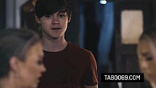 blonde milf stepmom dee williams joins stepdaughter and stepson in hardcore threesome