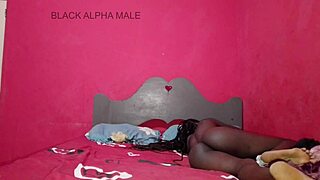 19 year old skinny black girl seduces with shaved ass flashing big black cock homemade pov full fuck