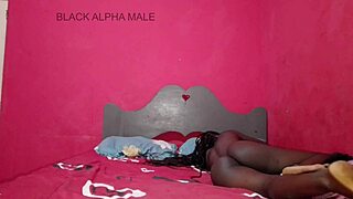 19 year old skinny black girl seduces with shaved ass flashing big black cock homemade pov full fuck