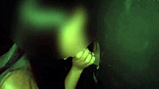 Wife at swing club gloryhole creampie amateur couple voyeur reality orgasm prostitute filmed by corno