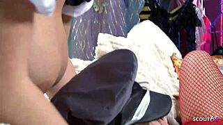 what if one old guy faced three huge-boobed milfs reversing the gangbang?