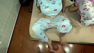 Stepbrother's Friend Fucks Me While Friend Sucks Brother's Cock in Secret