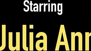 Julia Ann's slutty clit rub builds to shattering orgasm waves