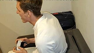 Stupid Cuck Hubby Watches Asian Hotwife Rough DP Threesome!