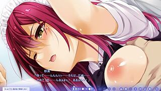 bound big tits doll 虜ノ翼 dances lewdly backstage as 禰矢郁美 submits in bondage.