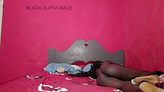 19 year old skinny black girl seduces with shaved ass flashing big black cock homemade pov full fuck