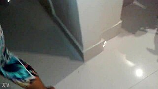 damn these new lycra pants and body hug my curves perfect for some naughty groping and handjob fun