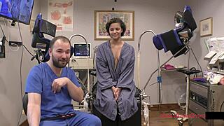 rebel wyatt spreads her pierced nipples and shaved pussy wide at tampa uni physical backstage