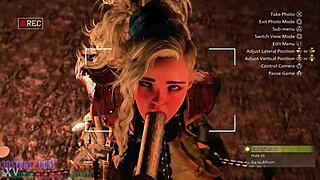 gemma smithy tied up tight for intense blowjob training session with monster cock master