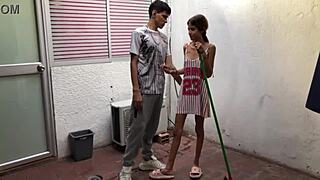 Secret stepsister fling fools my clueless girlfriend completely