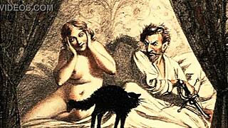 vintage hairy retro art teases erotic secrets