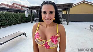 sexy latina milf, your neighbor's monster cock ready to rip tight pussy?