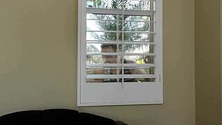 Hey, watch this cute asian teen suck and ride that huge white cock!