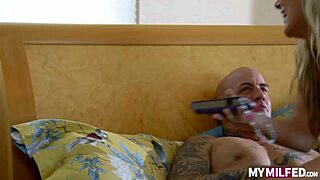 Naughty Blonde Bunny Madison Rides Big Cock in Dirty Hot Wife Doggystyle Action