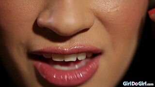 Kneel now my submissive lesbian sex toy