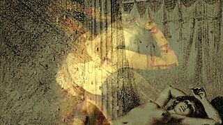 vintage hairy retro art teases erotic secrets