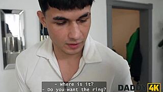 Slutty Bride Cheats BF for Daddy's Old Cock Ring