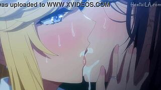 steamy yuri lesbian scenes unfold in hentai part one