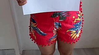 Indian Wife Squeezes Massive Boobs for Verification Clip