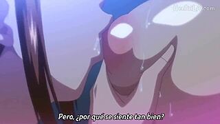 steamy yuri lesbian scenes unfold in hentai part one