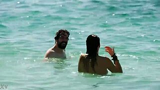 regina blandón flashes mexican bikini tits like pueblo girlfriend