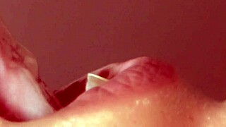 first time step sister takes massive facial cumshot close up