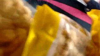 check out this candid hidden cam leggings ass in retro blue films